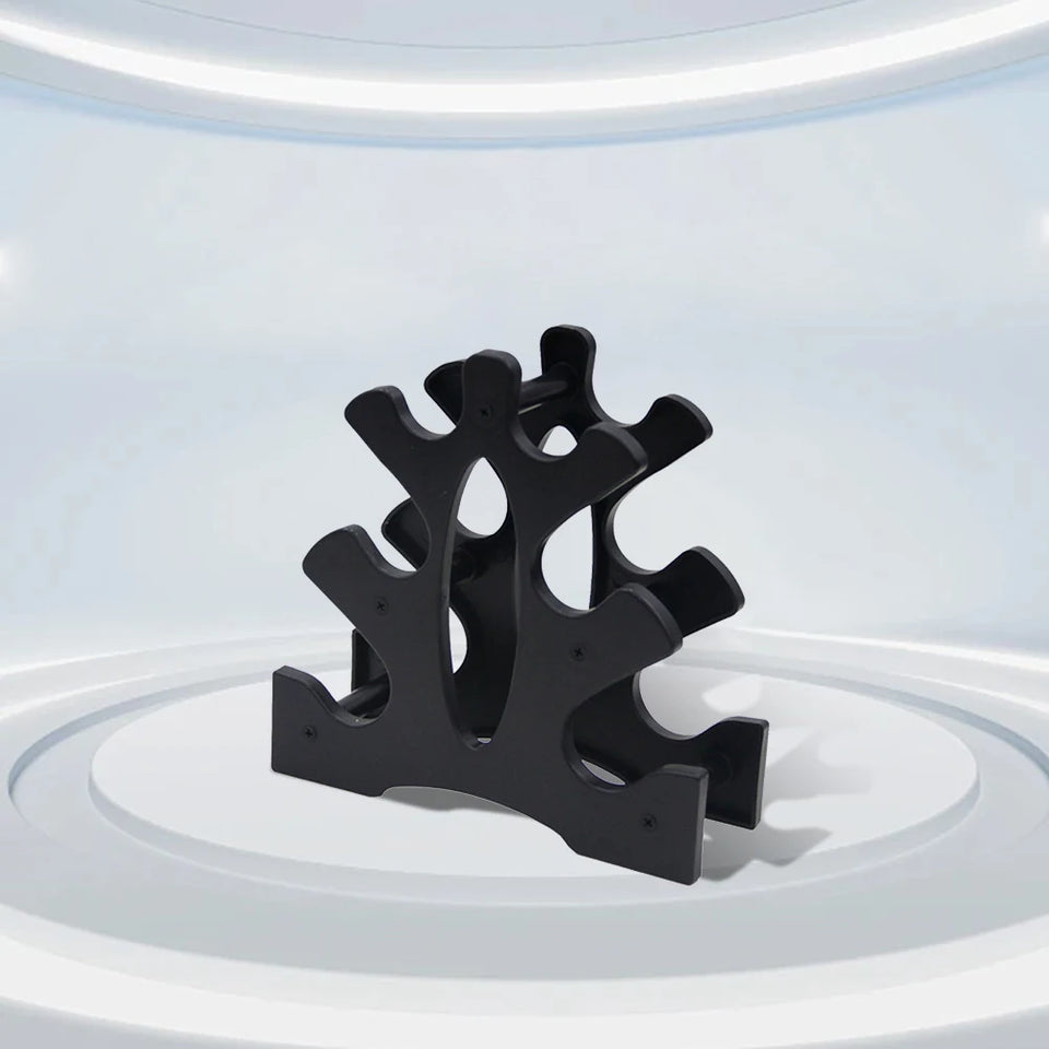 6 Slots Dumbbell Bracket Home Gym Dumbbell Display Rack Organizer Practical Fitness Equipment Storage Stand,1PCS