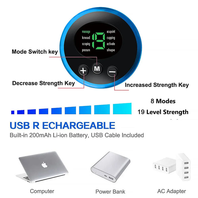 Intelligent EMS Abdominal Fitness Equipment Fitness Belt Abdominal Training Equipment Massage Easy Exercise For The Whole Body