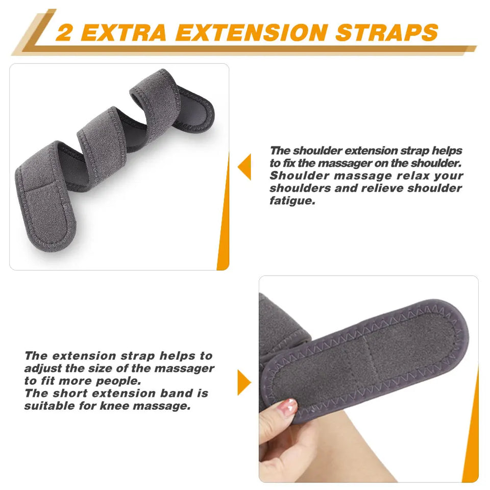 Smart Electric Knee Pad Massagers with Heat Thermal Joint Pain Relief Vibration Shoulder Elbow Knee Heating Pads Health care