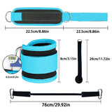 Fitness Gantry Ankle Buckle Training Leg and Hip Training Device Double D Tension Foot Ring Legging Strap Ankle Accessories