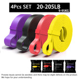 20~230lbs Heavy-Duty Resistance Band Agility Training Workout Gym Equipment Yoga Pilates Accessories Rubber Band Home Gym