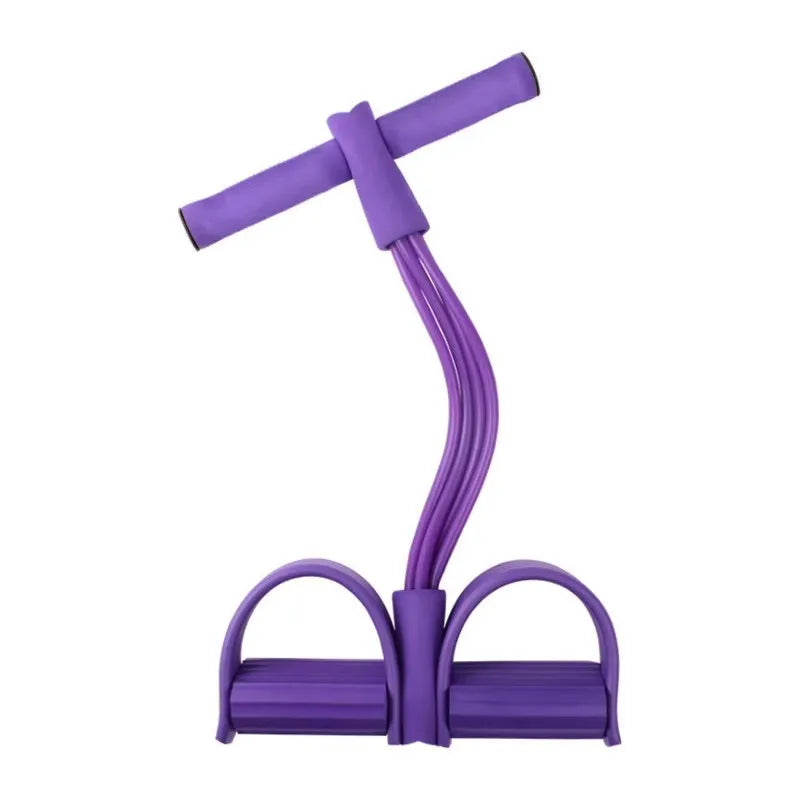 Fitness Gum 4 Tube Resistance Bands Latex Pedal Exerciser Sit-up Pull Rope Expander Elastic Bands Yoga equipment Pilates Workout