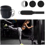 Fitness Gantry Ankle Buckle Training Leg and Hip Training Device Double D Tension Foot Ring Legging Strap Ankle Accessories