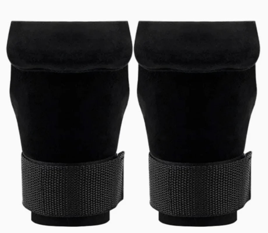 gym accessories Wear-resistant Non-slip Protection Equipment Weightlifting Pull-ups Booster mitation cowhide 2pcs