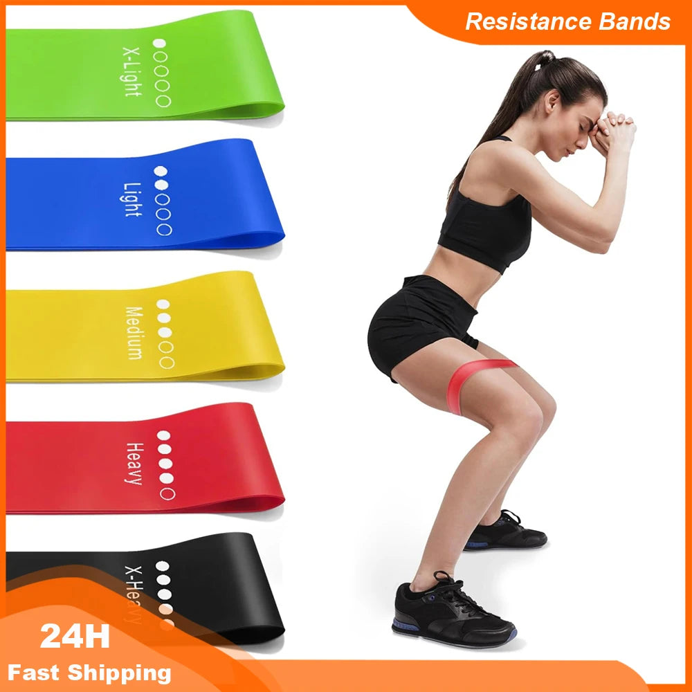 Resistance Bands Yoga Elastic Exercise Bands Gym Pilates Equipment Elastic Bodybuilding Exercise Equipment  Fitness equipment