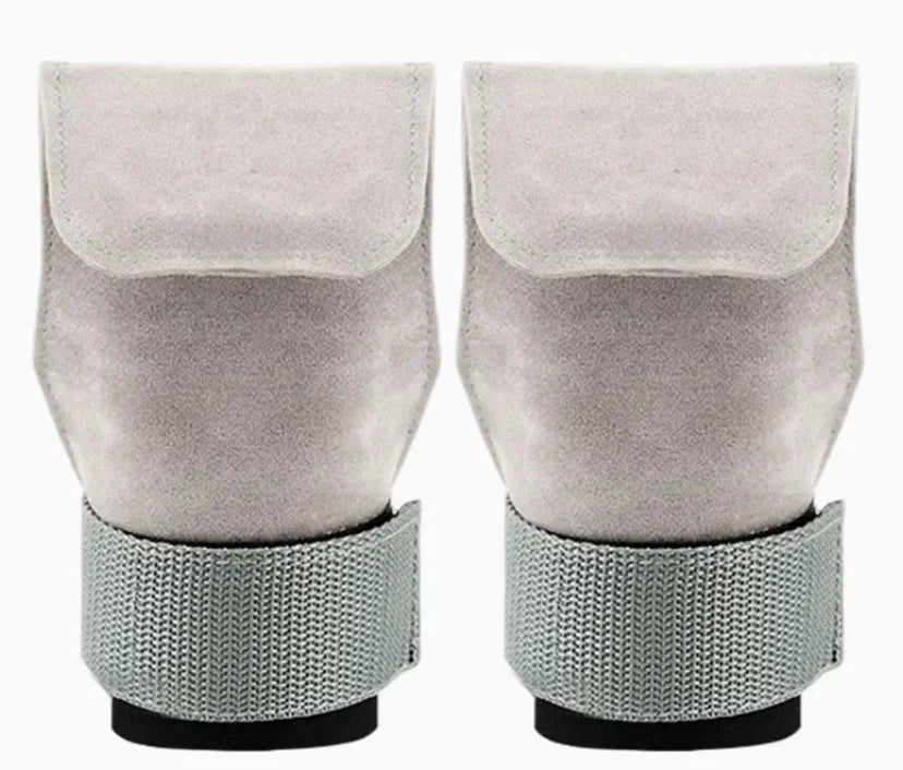 gym accessories Wear-resistant Non-slip Protection Equipment Weightlifting Pull-ups Booster mitation cowhide 2pcs