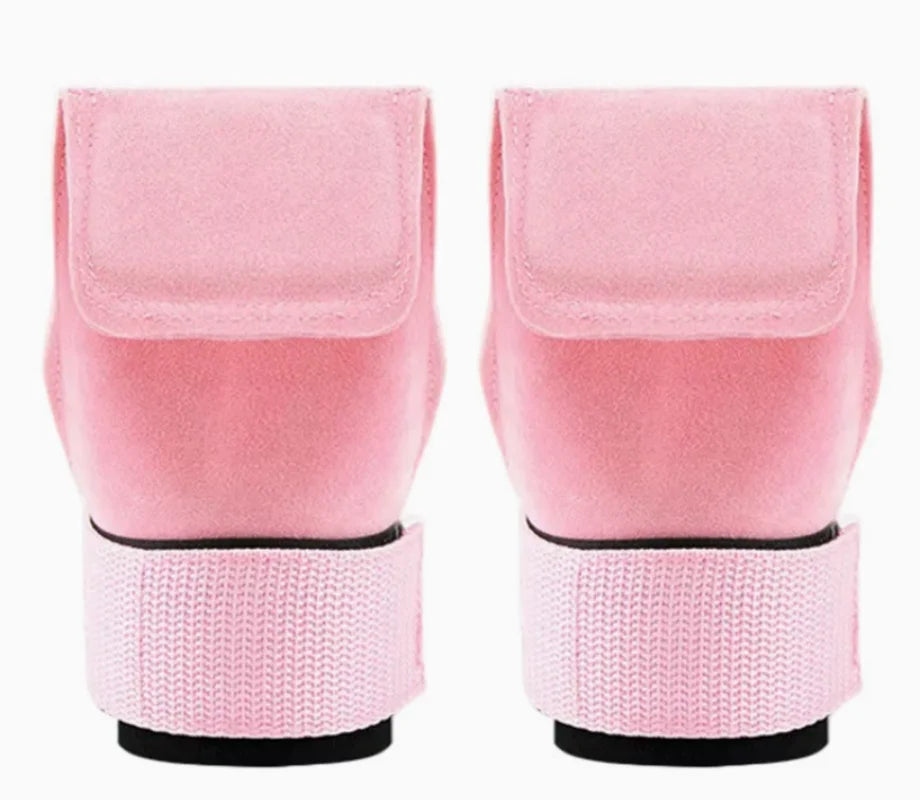 gym accessories Wear-resistant Non-slip Protection Equipment Weightlifting Pull-ups Booster mitation cowhide 2pcs