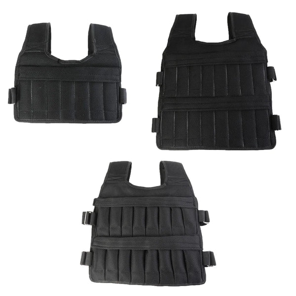 3-50kg Workout Weight Jacket Adjustable Weighted Exercise Vest Workout Equipment for Running Training Workout Jogging Walking