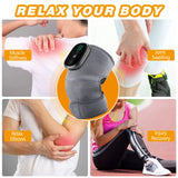 Smart Electric Knee Pad Massagers with Heat Thermal Joint Pain Relief Vibration Shoulder Elbow Knee Heating Pads Health care
