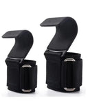 Fitness equipment: squat, weightlift, pull-up. Wrist hook for bar, aids strength training, no hand strain.