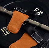 gym accessories Wear-resistant Non-slip Protection Equipment Weightlifting Pull-ups Booster mitation cowhide 2pcs