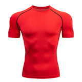 Men's Workout Compression Shirt Turtleneck Long Sleeve Rash Guard Gym Base Layer Athletic Undershirt Gear Sports Shirt
