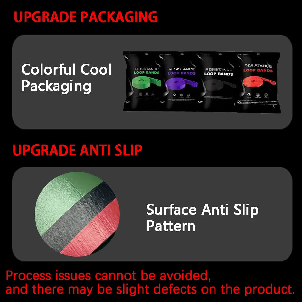 20~230lbs Heavy-Duty Resistance Band Agility Training Workout Gym Equipment Yoga Pilates Accessories Rubber Band Home Gym