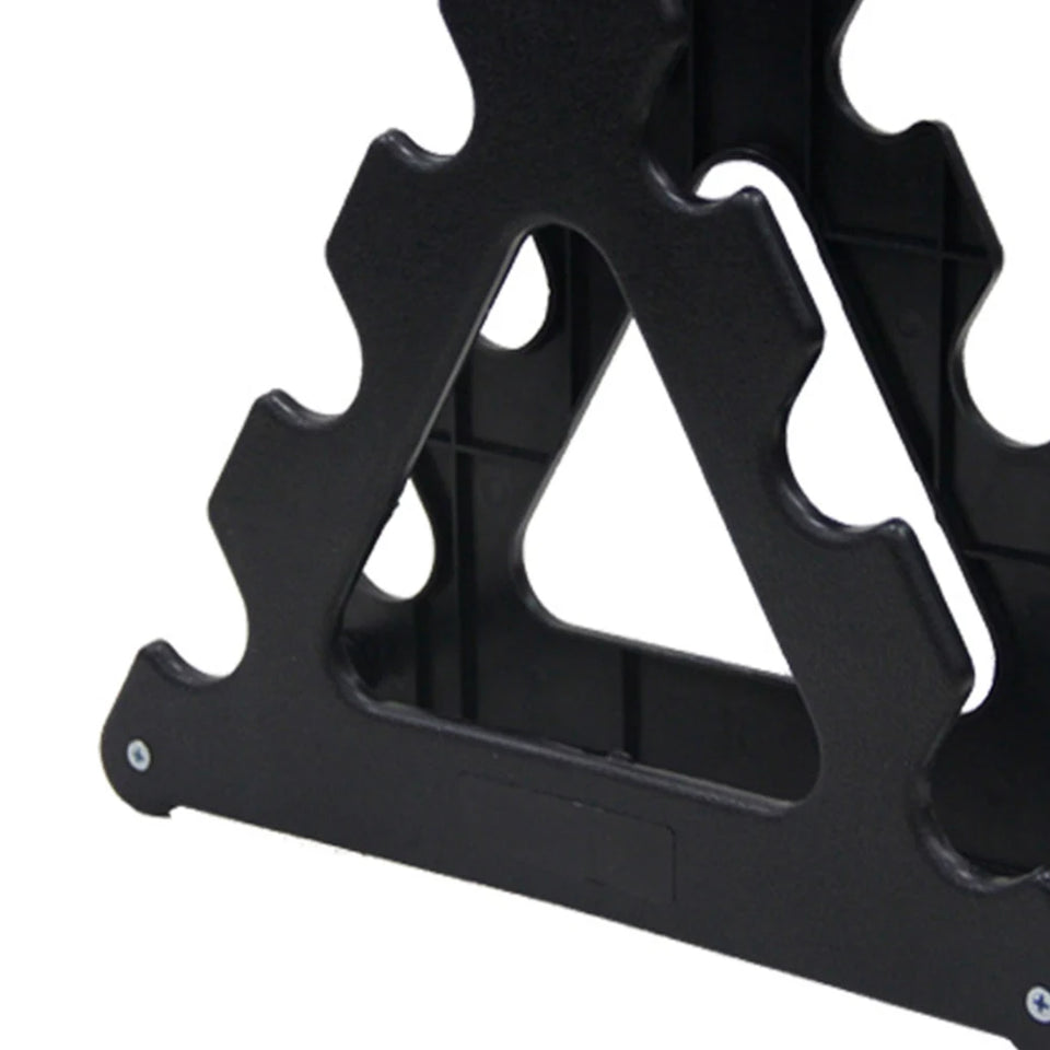 6 Slots Dumbbell Bracket Home Gym Dumbbell Display Rack Organizer Practical Fitness Equipment Storage Stand,1PCS