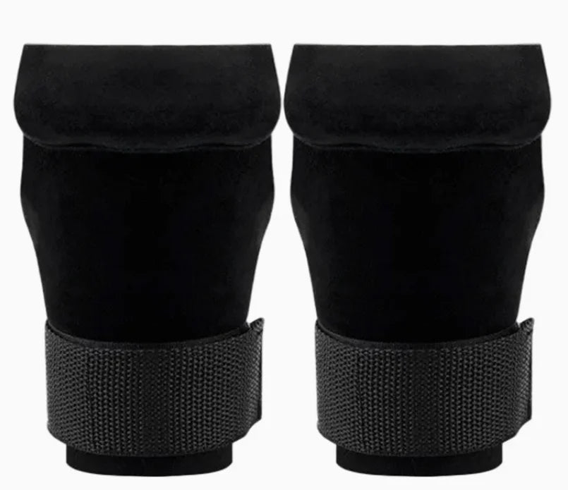 gym accessories Wear-resistant Non-slip Protection Equipment Weightlifting Pull-ups Booster mitation cowhide 2pcs