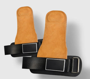 gym accessories Wear-resistant Non-slip Protection Equipment Weightlifting Pull-ups Booster mitation cowhide 2pcs