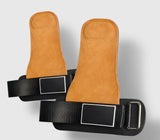 gym accessories Wear-resistant Non-slip Protection Equipment Weightlifting Pull-ups Booster mitation cowhide 2pcs