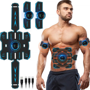 Intelligent EMS Abdominal Fitness Equipment Fitness Belt Abdominal Training Equipment Massage Easy Exercise For The Whole Body