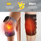 Smart Electric Knee Pad Massagers with Heat Thermal Joint Pain Relief Vibration Shoulder Elbow Knee Heating Pads Health care