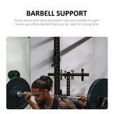 Gym Equipment Barbell Bracket Hooks Wall Mounted Barbell Rack Barbell Storage Rack Weight Bar Holder Fitness Equipment Rack