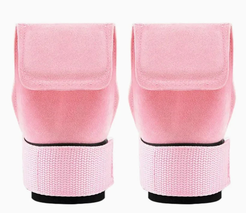 gym accessories Wear-resistant Non-slip Protection Equipment Weightlifting Pull-ups Booster mitation cowhide 2pcs