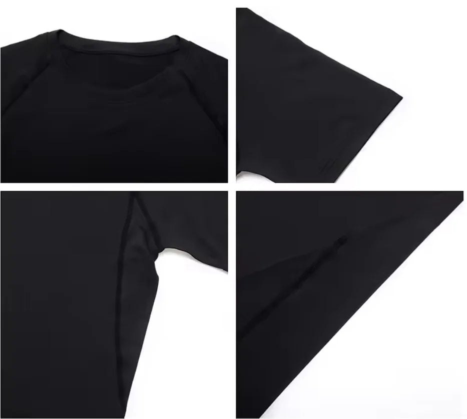 Men's Workout quick-dry Compression Shirt Turtleneck Long Sleeve Rash Guard Gym Base Layer Athletic Undershirt Gear Sports Shirt