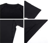 Men's Workout quick-dry Compression Shirt Turtleneck Long Sleeve Rash Guard Gym Base Layer Athletic Undershirt Gear Sports Shirt