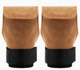 gym accessories Wear-resistant Non-slip Protection Equipment Weightlifting Pull-ups Booster mitation cowhide 2pcs