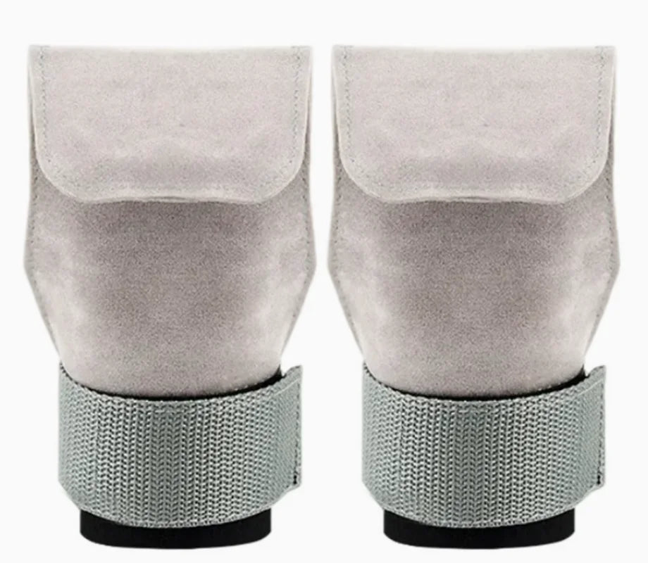 gym accessories Wear-resistant Non-slip Protection Equipment Weightlifting Pull-ups Booster mitation cowhide 2pcs