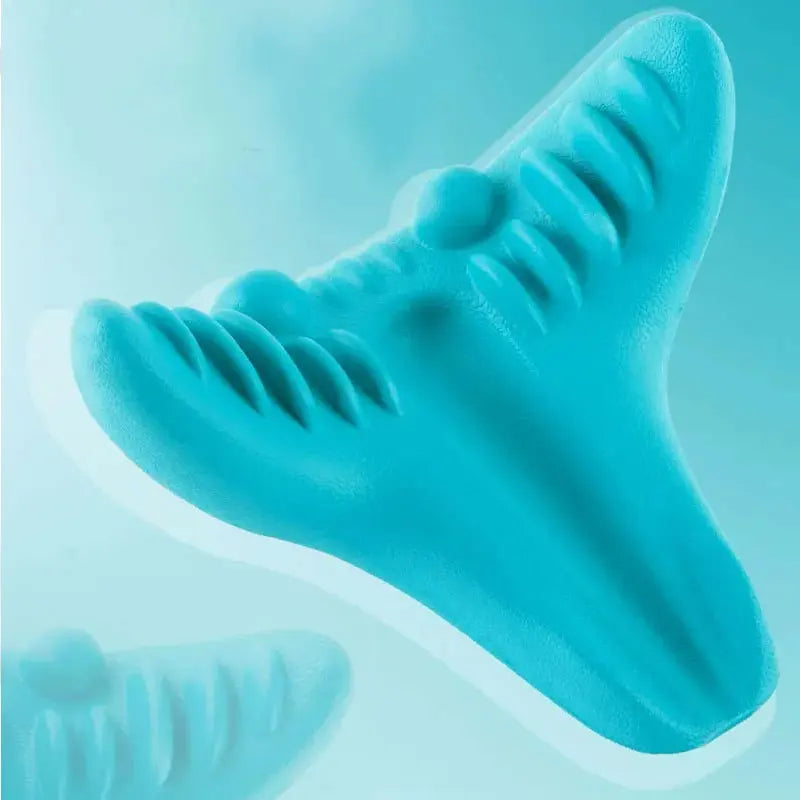 Neck and Shoulder Relaxer, Cervical Traction Device Acupressure Neck Shoulder Back Support Massage Pillow, Neck Stretcher Massag