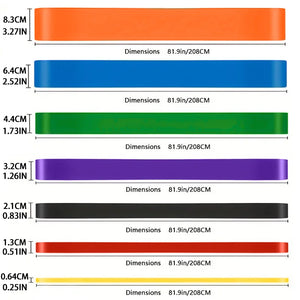 20~230lbs Heavy-Duty Resistance Band Agility Training Workout Gym Equipment Yoga Pilates Accessories Rubber Band Home Gym