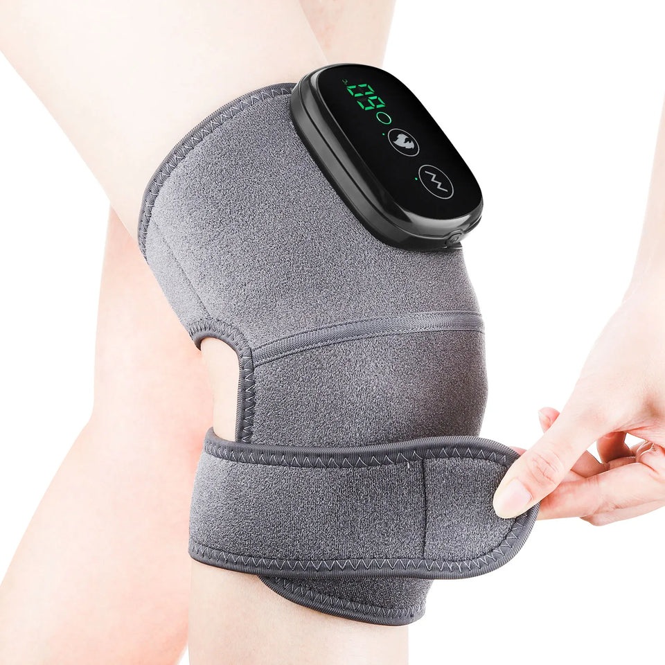 Smart Electric Knee Pad Massagers with Heat Thermal Joint Pain Relief Vibration Shoulder Elbow Knee Heating Pads Health care