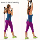 11pcs/Set Pull Rope, Resistance Bands, Portable Fitness Equipment, Ankle Strap, Chest Expander, Elastic Exercise Band