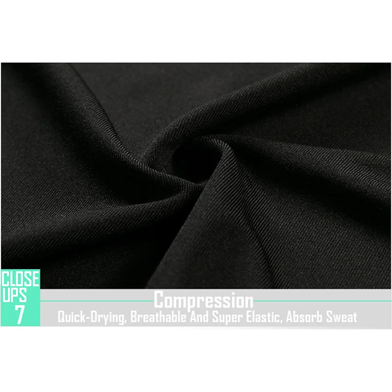 Men's Workout quick-dry Compression Shirt Turtleneck Long Sleeve Rash Guard Gym Base Layer Athletic Undershirt Gear Sports Shirt