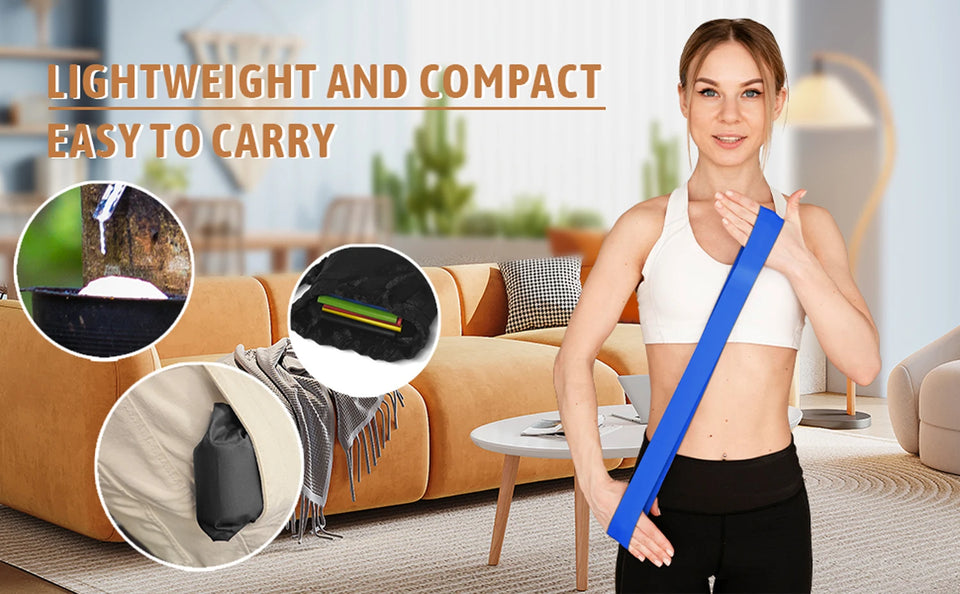 Resistance Bands Yoga Elastic Exercise Bands Gym Pilates Equipment Elastic Bodybuilding Exercise Equipment  Fitness equipment