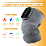 Smart Electric Knee Pad Massagers with Heat Thermal Joint Pain Relief Vibration Shoulder Elbow Knee Heating Pads Health care