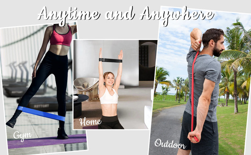 Resistance Bands Yoga Elastic Exercise Bands Gym Pilates Equipment Elastic Bodybuilding Exercise Equipment  Fitness equipment